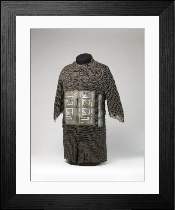 Framed Print : Shirt of Mail and Plate, Turkish, possibly Istanbul, late 15th-16th century Framed Print : Shirt of Mail and Plate, Turkish, possibly Istanbul, late 15th-16th century