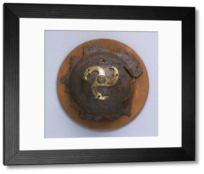 Framed Print : Shield Boss, Langobardic, 7th century. Creator: Unknown Framed Print : Shield Boss, Langobardic, 7th century. Creator: Unknown