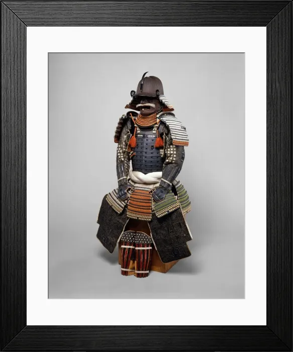 Framed Print : Armour (Gusoku), Japanese, Toyohara, Echizen province, 18th century Framed Print : Armour (Gusoku), Japanese, Toyohara, Echizen province, 18th century