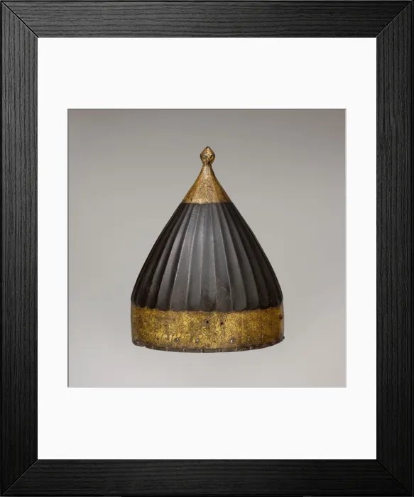 Framed Print : Helmet, Turkish, dated A. H. 977 / A. D. 1588-89. Creator: Unknown Framed Print : Helmet, Turkish, dated A. H. 977 / A. D. 1588-89. Creator: Unknown