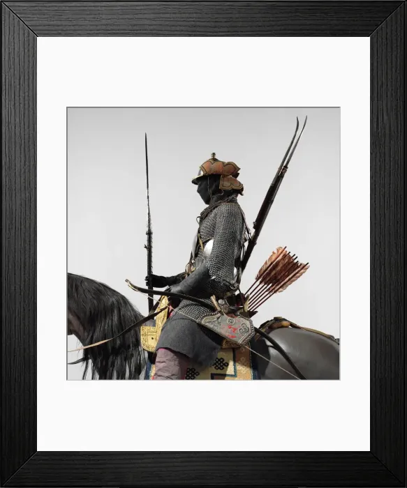 Framed Print : Armoured Cavalryman, Tibetan, and possibly Bhutanese and Nepalese, 18th-19th century Framed Print : Armoured Cavalryman, Tibetan, and possibly Bhutanese and Nepalese, 18th-19th century