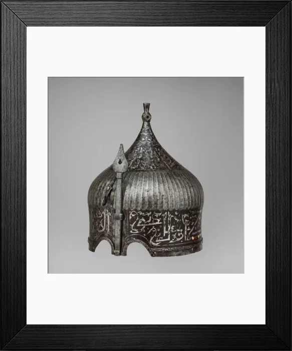 Framed Print : Helmet, Turkey, possibly Istanbul, in the style of Turkman armour, late 15th-16th century Framed Print : Helmet, Turkey, possibly Istanbul, in the style of Turkman armour, late 15th-16th century