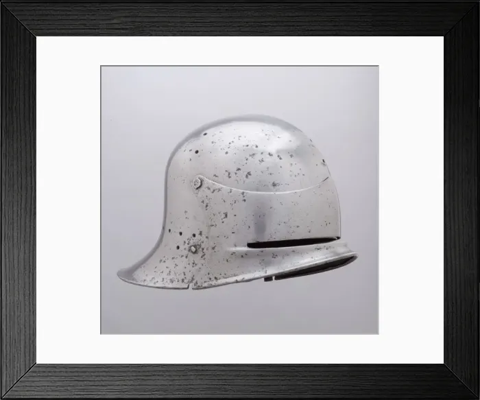 Framed Print : Visored Sallet, possibly French or Flemish, ca. 1475. Creator: Unknown Framed Print : Visored Sallet, possibly French or Flemish, ca. 1475. Creator: Unknown