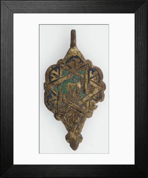 Framed Print : Harness Pendant, possibly Spanish, 13th-early 15th century. Creator: Unknown Framed Print : Harness Pendant, possibly Spanish, 13th-early 15th century. Creator: Unknown