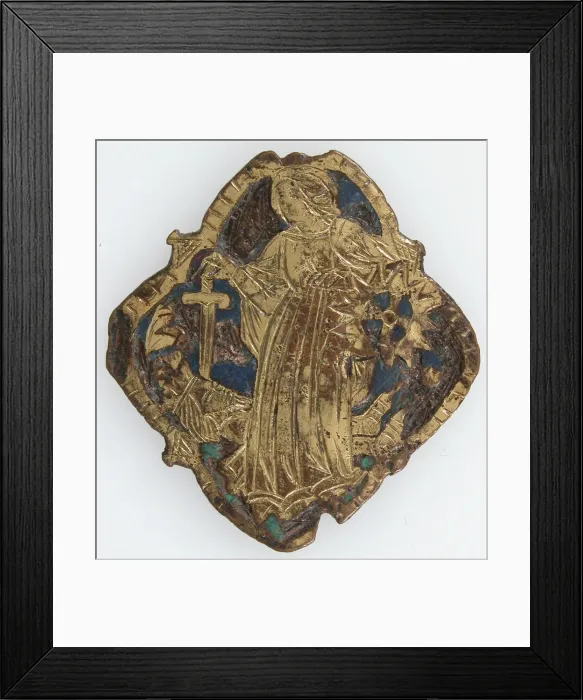 Framed Print : Harness Pendant, possibly Spanish, 13th-early 15th century. Creator: Unknown Framed Print : Harness Pendant, possibly Spanish, 13th-early 15th century. Creator: Unknown