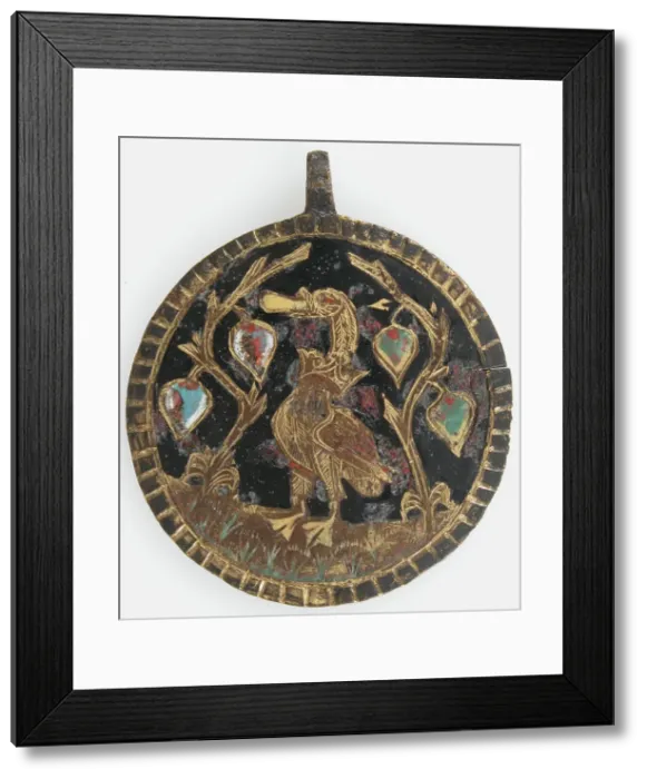 Framed Print : Harness Pendant, possibly Spanish, 13th-early 15th century. Creator: Unknown Framed Print : Harness Pendant, possibly Spanish, 13th-early 15th century. Creator: Unknown