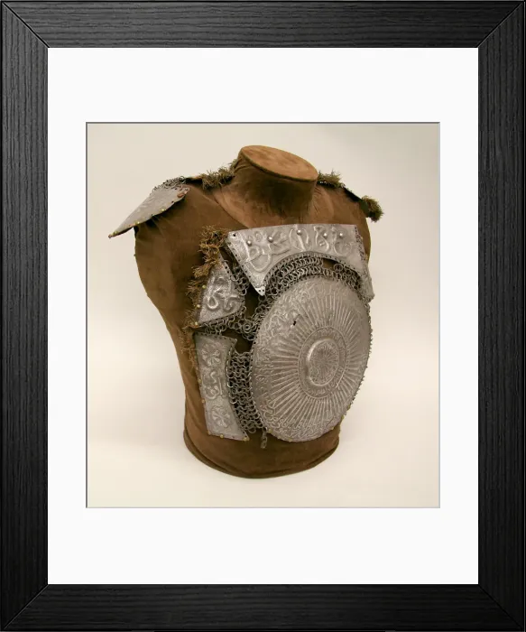 Framed Print : Portions of a Cuirass, Turkish, late 16th-17th century. Creator: Unknown Framed Print : Portions of a Cuirass, Turkish, late 16th-17th century. Creator: Unknown