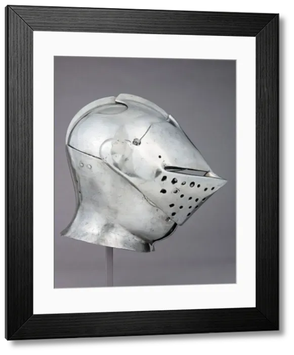 Framed Print : Armet, South Netherlandish, Brussels, ca. 1505. Creator: Guillem Margot Framed Print : Armet, South Netherlandish, Brussels, ca. 1505. Creator: Guillem Margot