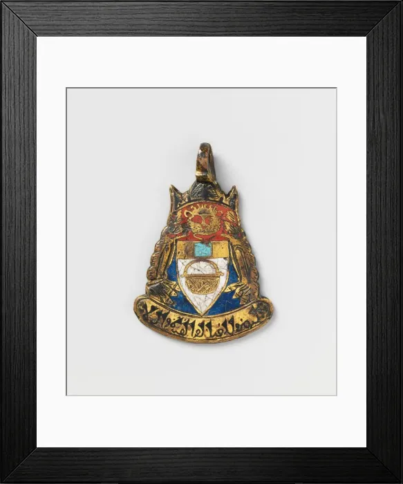 Framed Print : Pendant for Horse Trappings, Spanish, 15th century. Creator: Unknown Framed Print : Pendant for Horse Trappings, Spanish, 15th century. Creator: Unknown