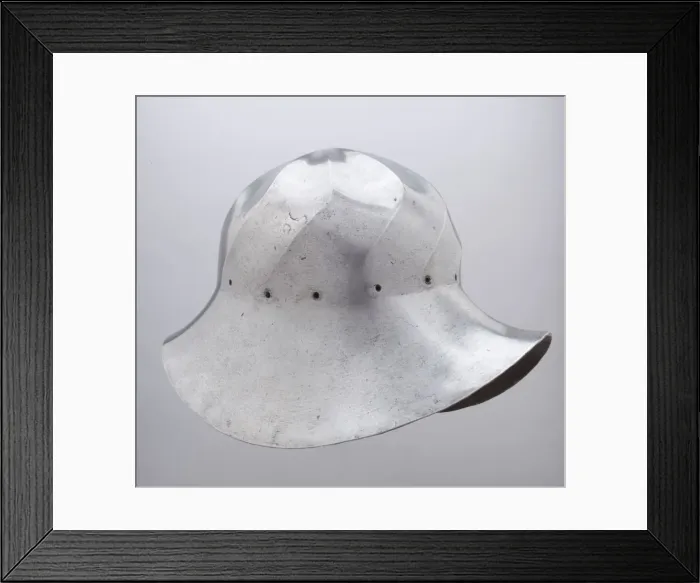Framed Print : War Hat, Western European, probably Burgundy or Flanders, ca. 1475. Creator: Unknown Framed Print : War Hat, Western European, probably Burgundy or Flanders, ca. 1475. Creator: Unknown