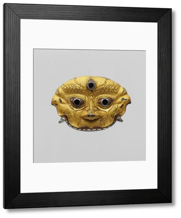 Framed Print : Sword Guard, Tibetan or Chinese, 14th-15th century. Creator: Unknown Framed Print : Sword Guard, Tibetan or Chinese, 14th-15th century. Creator: Unknown