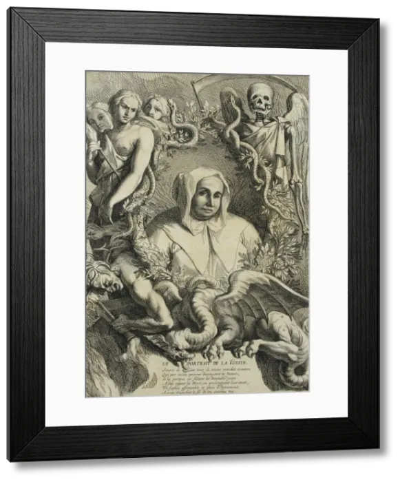 Framed Print : Portrait of la Voisin. n. d. Creator: Antoine Coypel Framed Print : Portrait of la Voisin. n. d. Creator: Antoine Coypel