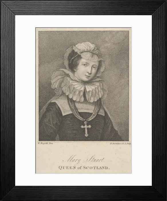 Framed Print : Mary, Queen of Scots, January 12, 1803. January 12, 1803. Creator: Francesco Bartolozzi Framed Print : Mary, Queen of Scots, January 12, 1803. January 12, 1803. Creator: Francesco Bartolozzi