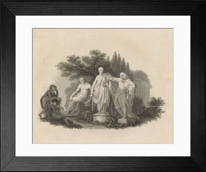 Framed Print : Demosthenes, Cicero and William Pitt, Earl of Chatham, 1750-1815 Framed Print : Demosthenes, Cicero and William Pitt, Earl of Chatham, 1750-1815