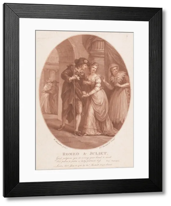 Framed Print : Romeo and Juliet at the Masquerade (Shakespeare, Romeo and Juliet, Act 1, Scene 5 Framed Print : Romeo and Juliet at the Masquerade (Shakespeare, Romeo and Juliet, Act 1, Scene 5