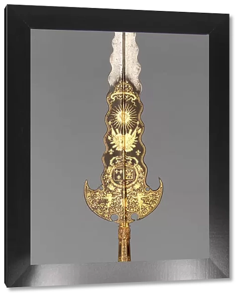 Partisan Carried by the Bodyguard of Louis XIV, French, Paris, ca. 1658-1715