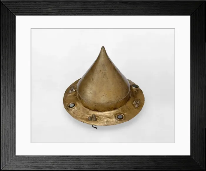 Framed Print : Shield Boss, Gallo-Roman (found in Vermand, France), late 4th century. Creator: Unknown Framed Print : Shield Boss, Gallo-Roman (found in Vermand, France), late 4th century. Creator: Unknown