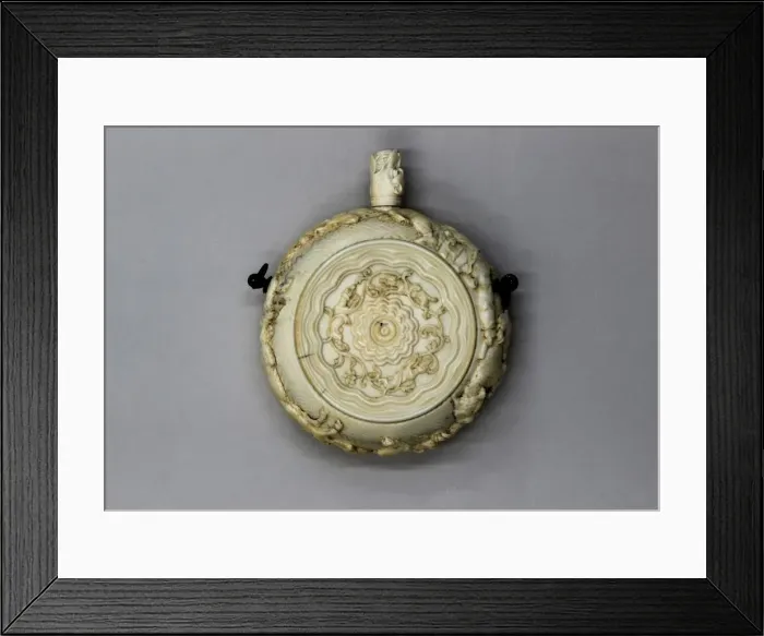 Framed Print : Powder Flask, German, ca. 1670-80. Creator: Unknown Framed Print : Powder Flask, German, ca. 1670-80. Creator: Unknown