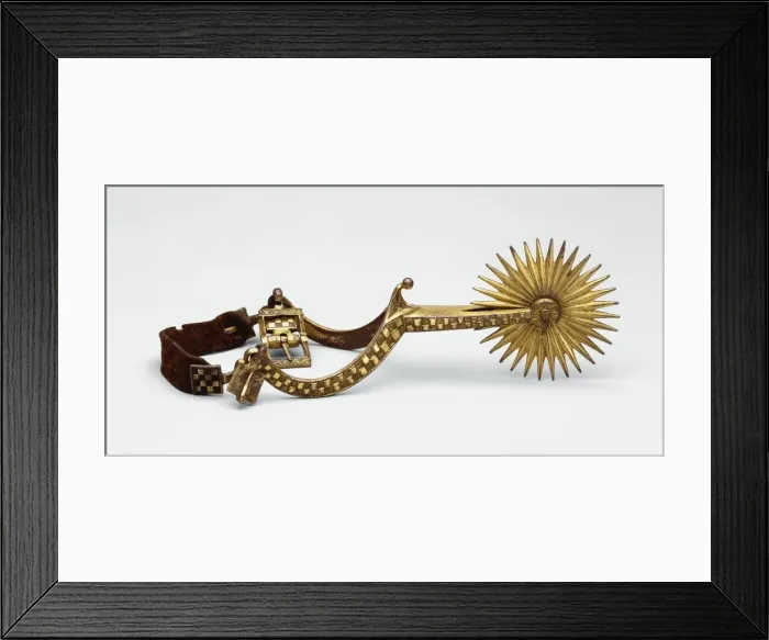 Framed Print : Rowel Spur, French or Spanish, Catalonia, ca. 1400. Creator: Unknown Framed Print : Rowel Spur, French or Spanish, Catalonia, ca. 1400. Creator: Unknown
