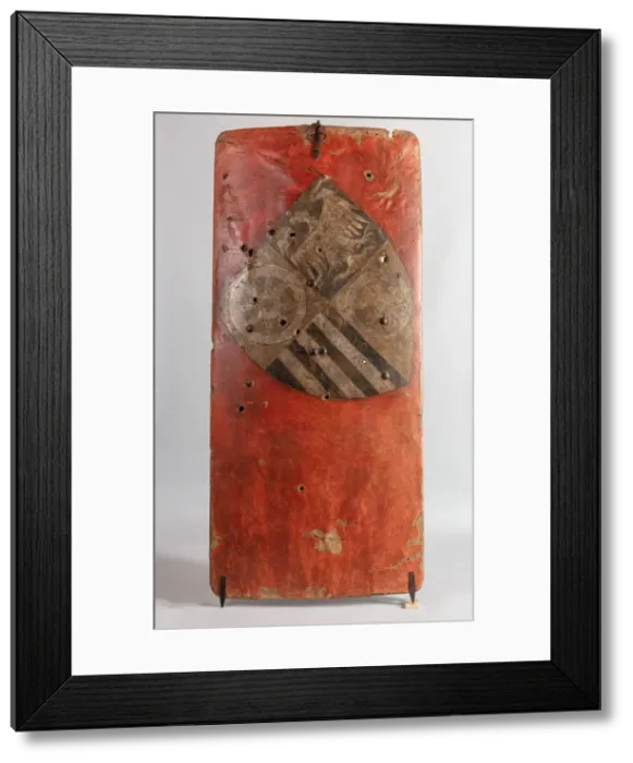 Framed Print : Standing Shield, German, Erfurt, 1385-87. Creator: Unknown