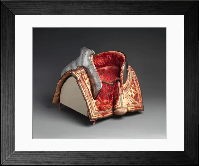 Framed Print : Set of Saddle Steels, Italian, ca. 1550 to 1575. Creator: Unknown Framed Print : Set of Saddle Steels, Italian, ca. 1550 to 1575. Creator: Unknown