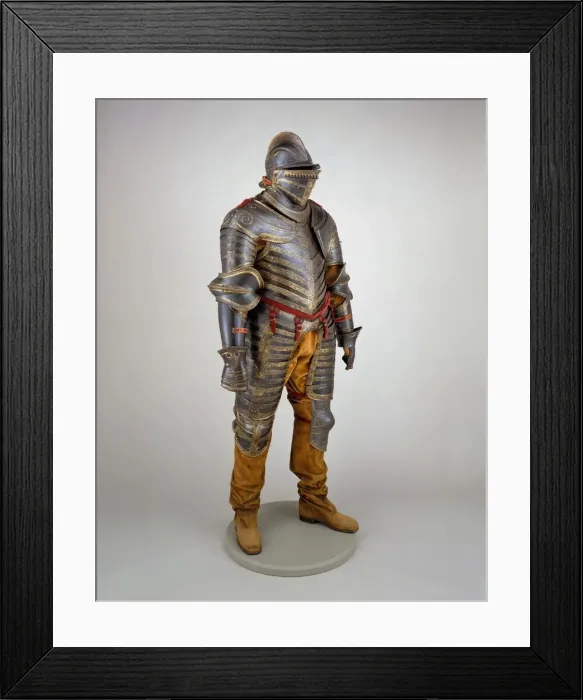 Framed Print : Field armour of King Henry VIII of England (reigned 1509-47), Italian, Milan or Brescia Framed Print : Field armour of King Henry VIII of England (reigned 1509-47), Italian, Milan or Brescia