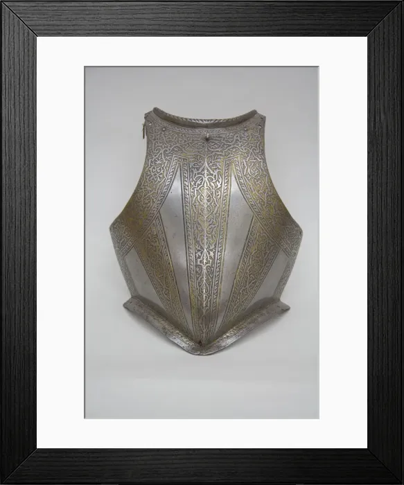 Framed Print : Breastplate from an armour of Francesco Maria II della Rovere Framed Print : Breastplate from an armour of Francesco Maria II della Rovere