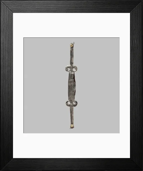 Framed Print : Shield Boss and Grip, Gallo-Roman (found in Vermand, France), late 4th century Framed Print : Shield Boss and Grip, Gallo-Roman (found in Vermand, France), late 4th century