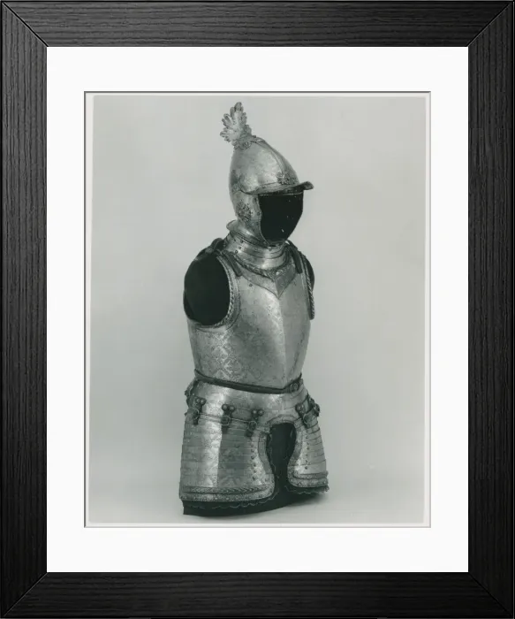 Framed Print : Armour of Giovanni Battista Bourbon del Monte (1541-1614), Italian, possibly Brescia, ca Framed Print : Armour of Giovanni Battista Bourbon del Monte (1541-1614), Italian, possibly Brescia, ca