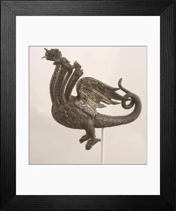 Framed Print : Helmet Crest for the Burgonet of Sforza Pallavicino (1519-1585), Italian, Milan, ca. 1560 Framed Print : Helmet Crest for the Burgonet of Sforza Pallavicino (1519-1585), Italian, Milan, ca. 1560