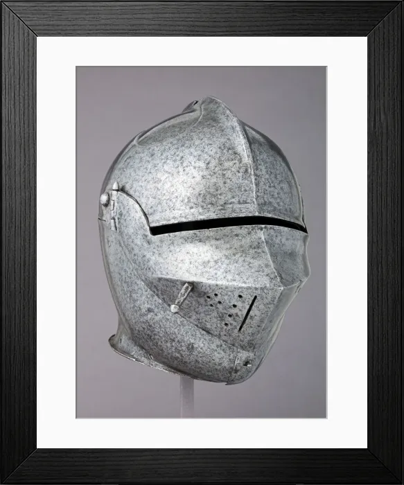 Framed Print : Armet, Italian, ca. 1490. Creator: Unknown Framed Print : Armet, Italian, ca. 1490. Creator: Unknown