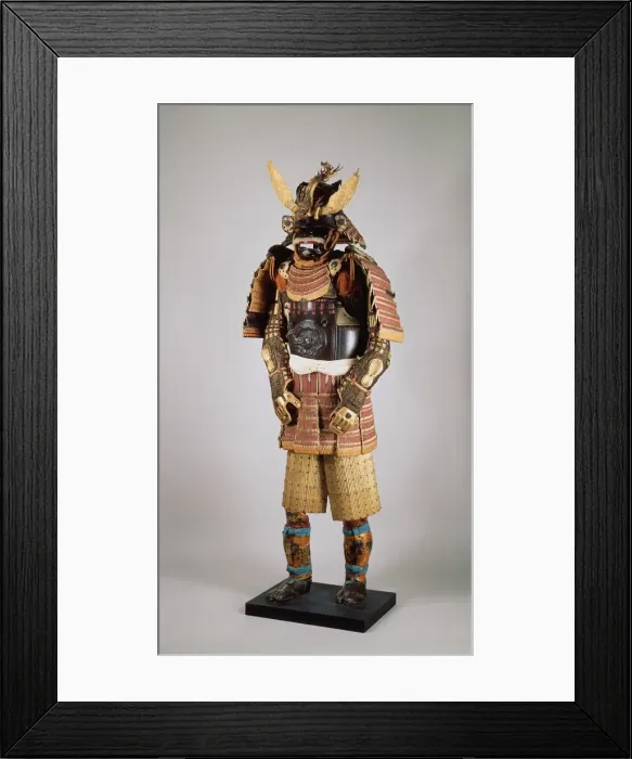 Framed Print : Armour, Japanese, 16th and 18th centuries. Creators: Saotome Ietada, Myochin Munesuke Framed Print : Armour, Japanese, 16th and 18th centuries. Creators: Saotome Ietada, Myochin Munesuke
