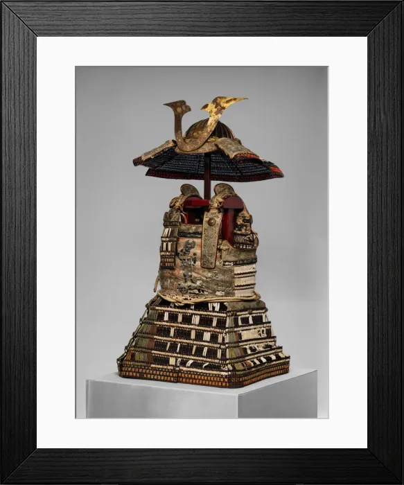 Framed Print : Armour of Ashikaga Takauji (1305-1358), Japanese, early 14th century. Creator: Unknown Framed Print : Armour of Ashikaga Takauji (1305-1358), Japanese, early 14th century. Creator: Unknown