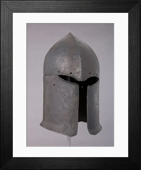 Framed Print : Great Sallet, Italian, possibly 1420-50. Creator: Unknown Framed Print : Great Sallet, Italian, possibly 1420-50. Creator: Unknown
