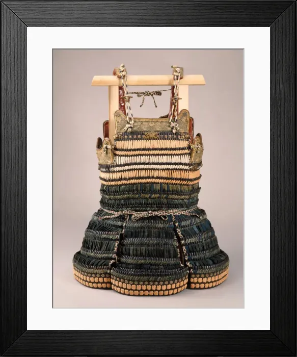 Framed Print : Cuirass of a Haramaki, Japanese, 15th century. Creator: Unknown Framed Print : Cuirass of a Haramaki, Japanese, 15th century. Creator: Unknown