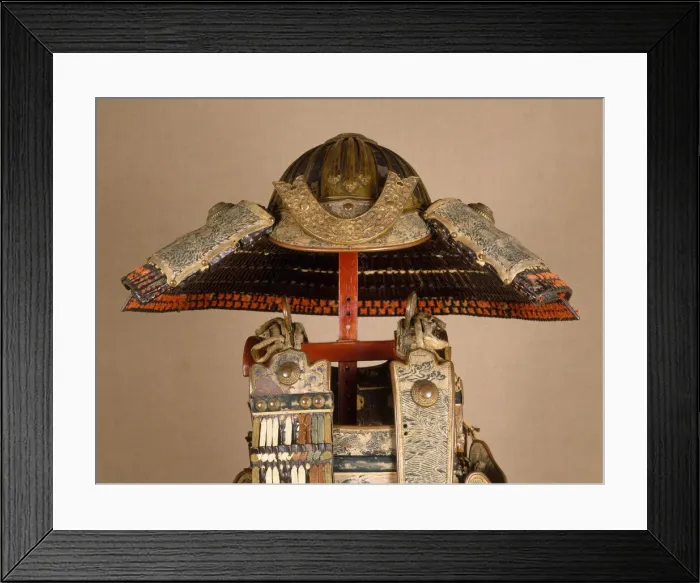 Framed Print : Helmet of Ashikaga Takauji (1305-1358), Japanese, mid-14th century. Creator: Unknown Framed Print : Helmet of Ashikaga Takauji (1305-1358), Japanese, mid-14th century. Creator: Unknown