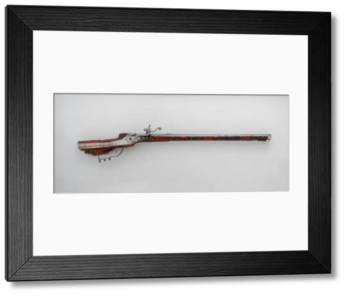 Framed Print : Wheellock Sporting Rifle, German, Augsburg, dated 1658. Creator: Martin Kammerer Framed Print : Wheellock Sporting Rifle, German, Augsburg, dated 1658. Creator: Martin Kammerer