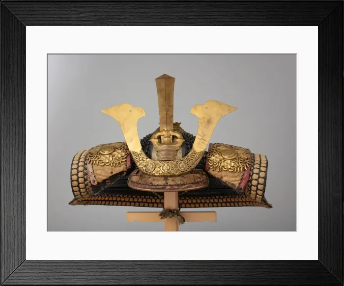 Framed Print : Helmet (Hoshi Kabuto) in the 13th Century Style, Japanese Framed Print : Helmet (Hoshi Kabuto) in the 13th Century Style, Japanese