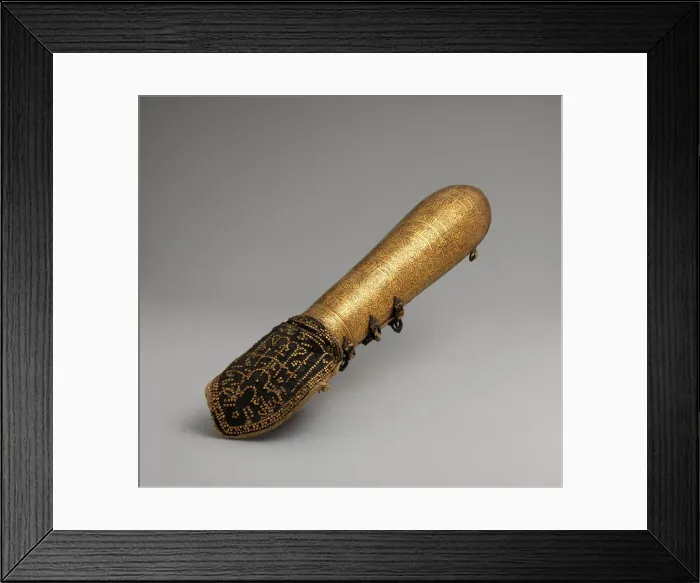 Framed Print : Arm Guard (Dastana), Indian, 18th century. Creator: Unknown Framed Print : Arm Guard (Dastana), Indian, 18th century. Creator: Unknown