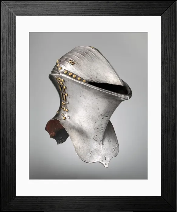 Framed Print : Helm for the Joust of Peace (Stechhelm), German, probably Nuremberg, ca. 1500 Framed Print : Helm for the Joust of Peace (Stechhelm), German, probably Nuremberg, ca. 1500