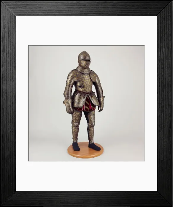 Framed Print : Armour (with Matching Shaffron and Saddle Plates), Italian, Milan, ca. 1600 Framed Print : Armour (with Matching Shaffron and Saddle Plates), Italian, Milan, ca. 1600