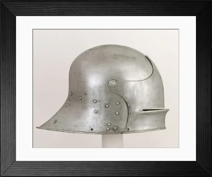 Framed Print : Sallet, German, Basel, ca. 1470-80. Creator: Hans Blarer the Younger Framed Print : Sallet, German, Basel, ca. 1470-80. Creator: Hans Blarer the Younger