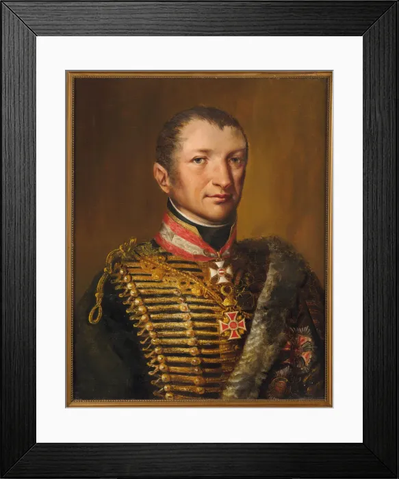 Framed Print : General Johann Frimont, Count of Palota (1759-1831), c. 1830. Creator: Anonymous Framed Print : General Johann Frimont, Count of Palota (1759-1831), c. 1830. Creator: Anonymous