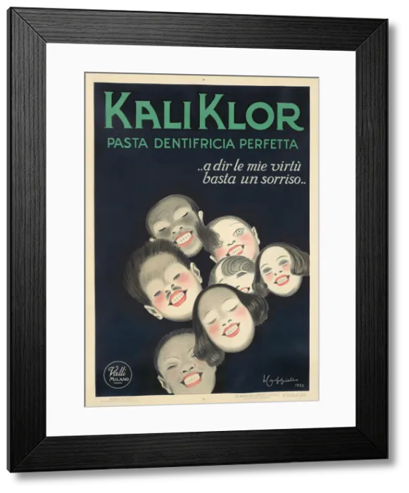 Framed Print : Kali Klor, 1925. Creator: Cappiello, Leonetto (1875-1942) Framed Print : Kali Klor, 1925. Creator: Cappiello, Leonetto (1875-1942)