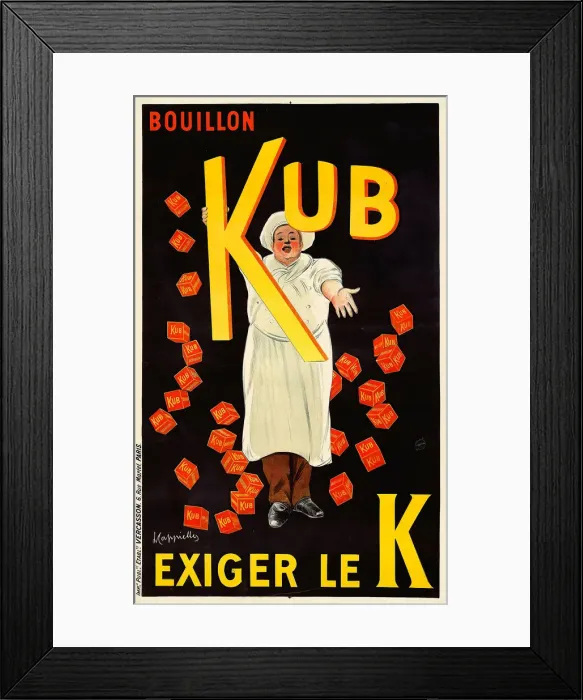 Framed Print : Bouillon Kub, c. 1911. Creator: Cappiello, Leonetto (1875-1942) Framed Print : Bouillon Kub, c. 1911. Creator: Cappiello, Leonetto (1875-1942)