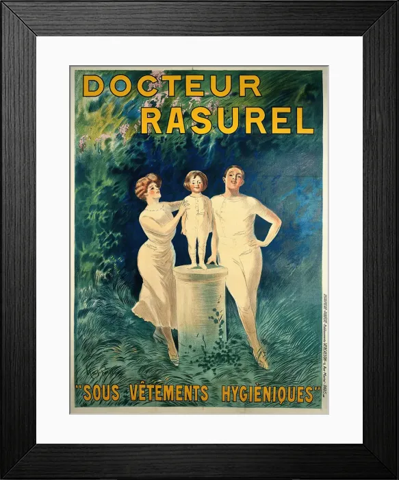 Framed Print : Docteur Rasurel: Sous Vetements Hygieniques (Doctor Rasurel Framed Print : Docteur Rasurel: Sous Vetements Hygieniques (Doctor Rasurel