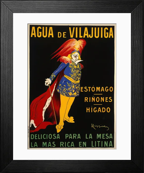 Framed Print : Agua de Vilajuiga, c. 1912. Creator: Cappiello, Leonetto (1875-1942) Framed Print : Agua de Vilajuiga, c. 1912. Creator: Cappiello, Leonetto (1875-1942)