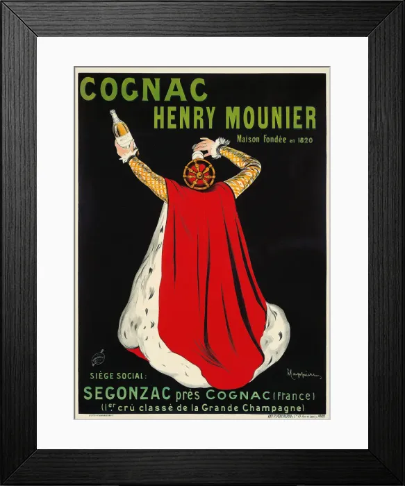 Framed Print : Henri Mounier Cognac, c. 1910. Creator: Cappiello, Leonetto (1875-1942)