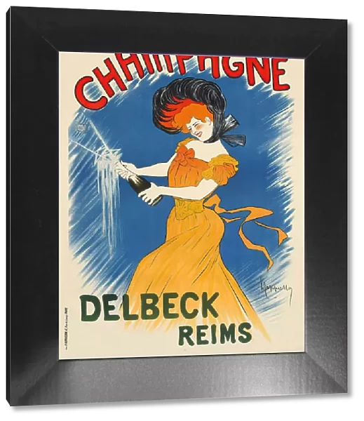 Champagne Delbeck, c. 1902. Creator: Cappiello, Leonetto (1875-1942)