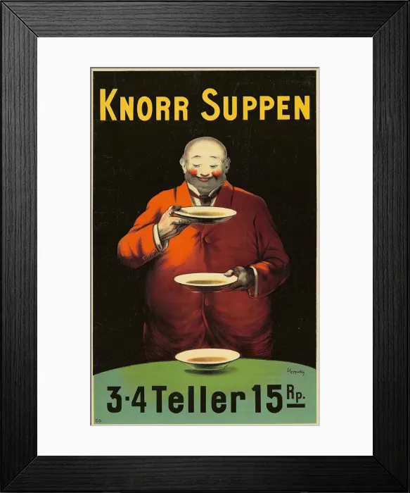 Framed Print : Knorr Suppen, Early 1930s. Creator: Cappiello, Leonetto (1875-1942) Framed Print : Knorr Suppen, Early 1930s. Creator: Cappiello, Leonetto (1875-1942)